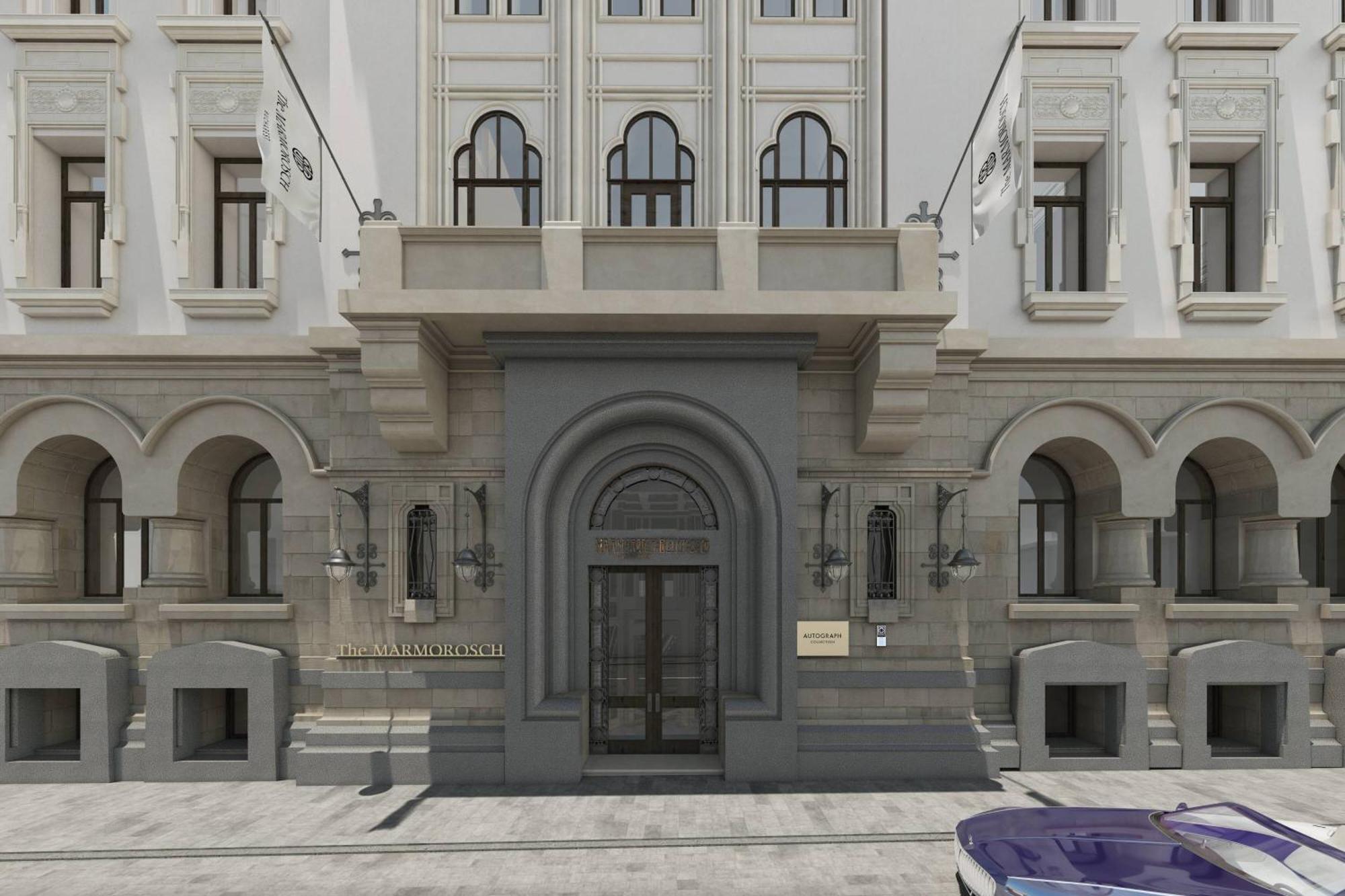 The Marmorosch Bucharest, Autograph Collection Hotel Ngoại thất bức ảnh The entrance of the museum