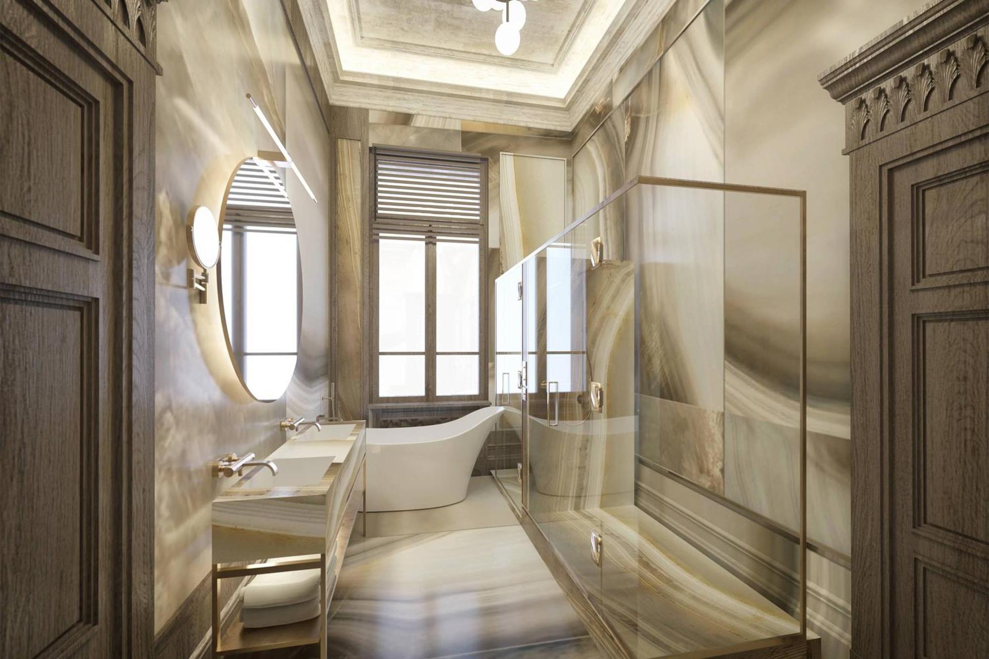 The Marmorosch Bucharest, Autograph Collection Hotel Ngoại thất bức ảnh Bathroom