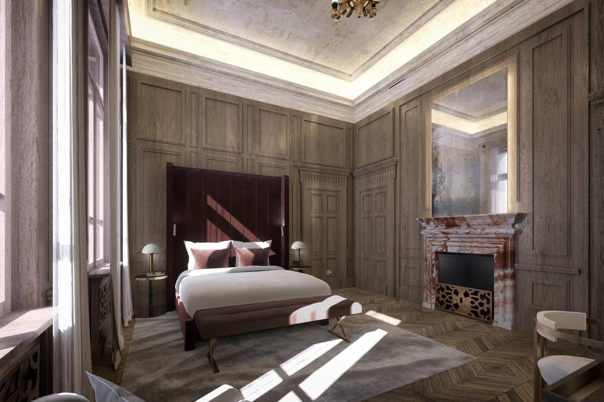 The Marmorosch Bucharest, Autograph Collection Hotel Ngoại thất bức ảnh The bedroom of the 1906 suite