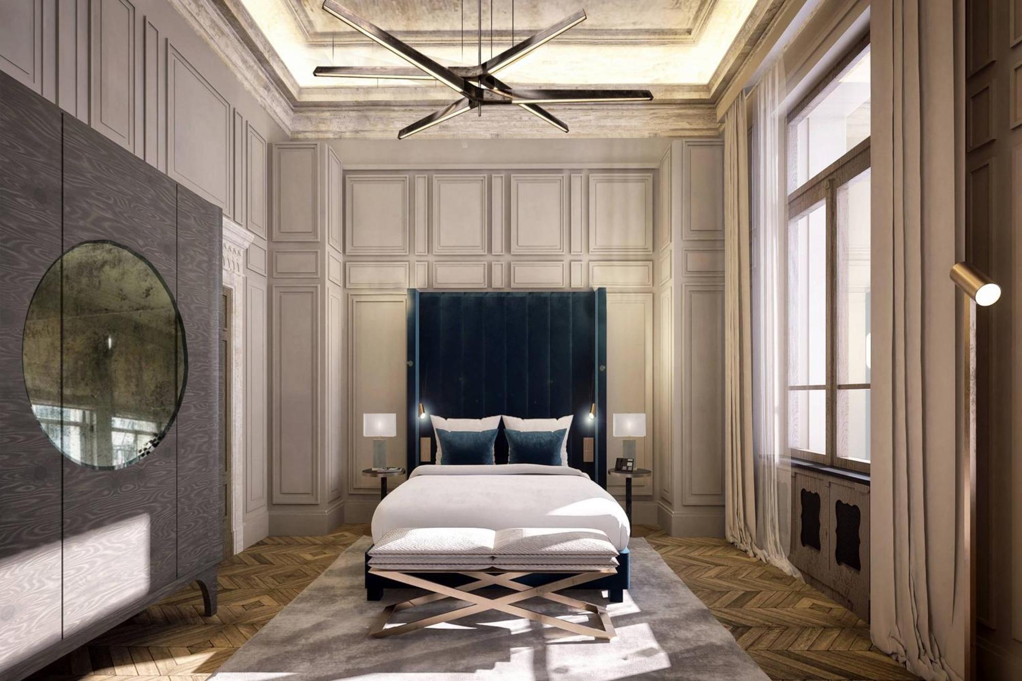 The Marmorosch Bucharest, Autograph Collection Hotel Ngoại thất bức ảnh The bedroom of the 1920s apartment
